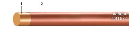 Кабель ПЭТВ-2 0,38