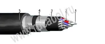 Кабель КВБбШв-О(Д) 5х10