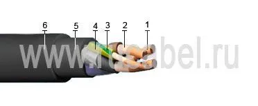 Кабель КГО 3x6+1х2,5